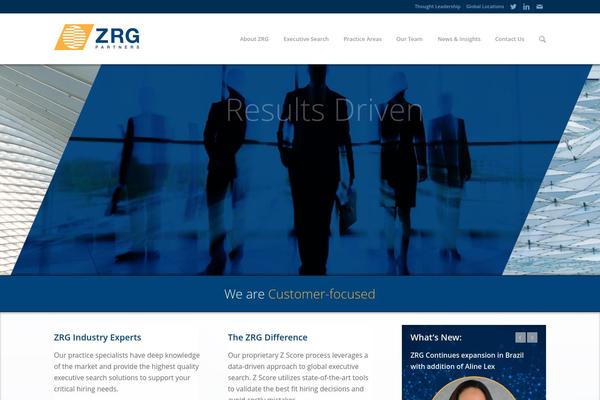 WordPress website example screenshot