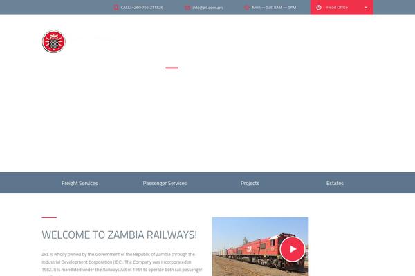 Transcargo-child theme site design template sample
