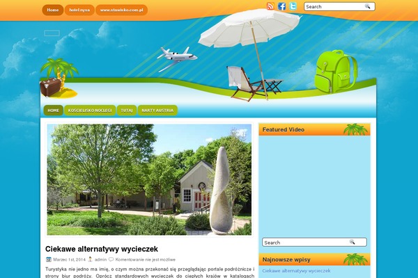 Traveltours theme site design template sample