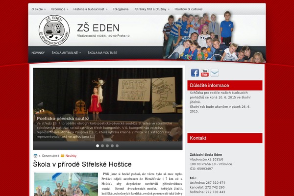 zseden.cz site used Studentblog