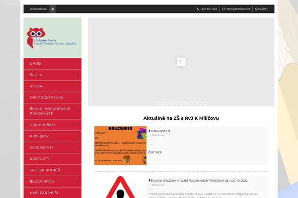 zsmilicov.cz site used Wp_bullet-child