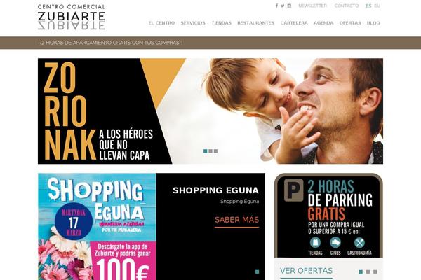 zubiarte.com site used Zubiarte