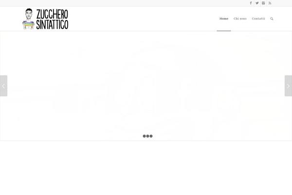 Enfold theme site design template sample