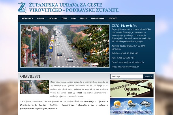 zucvirovitica.hr site used Companystyleblue