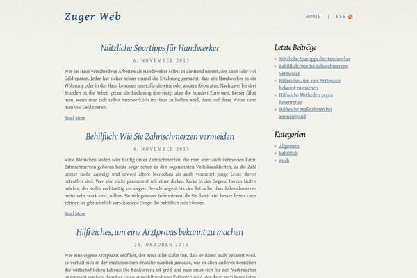 zugerweb.ch site used Ghostwriter