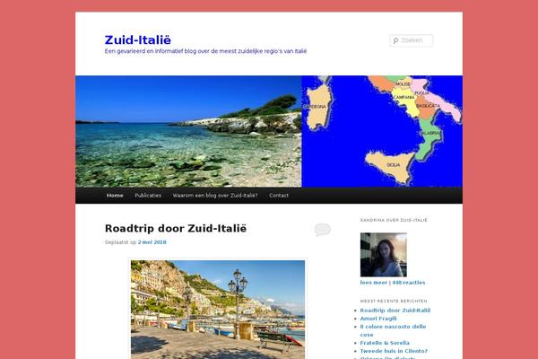 Twenty Eleven theme site design template sample