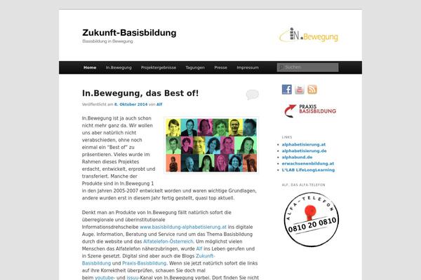 Twenty Eleven theme site design template sample