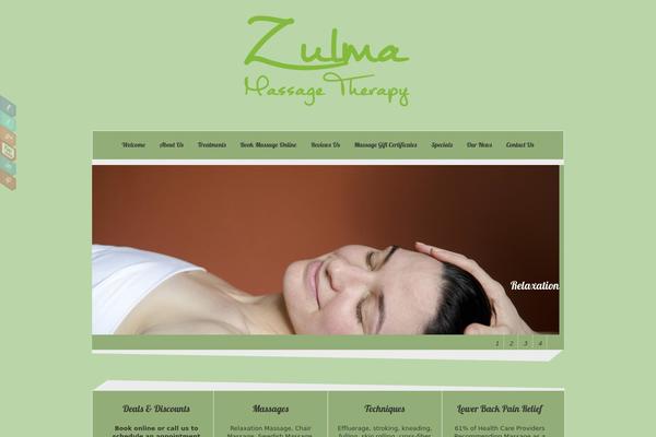 Zenon theme site design template sample