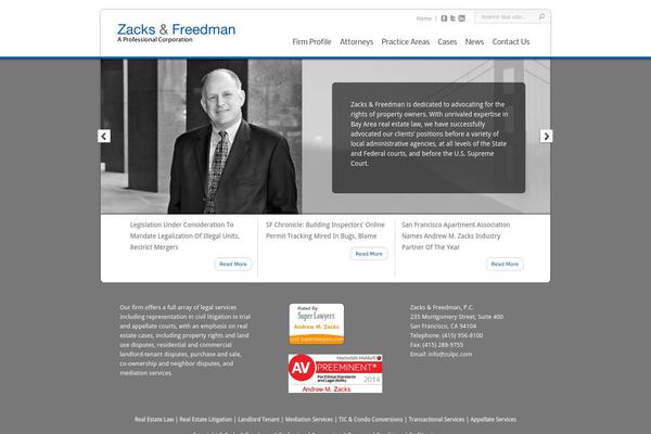 WordPress website example screenshot