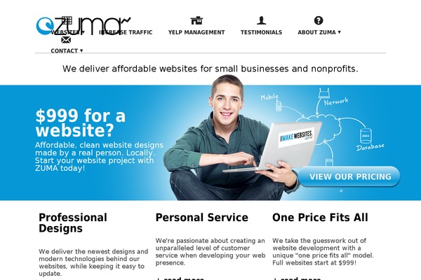 WordPress website example screenshot