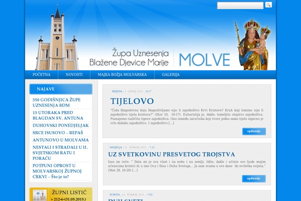 zupa-molve.com site used Molve