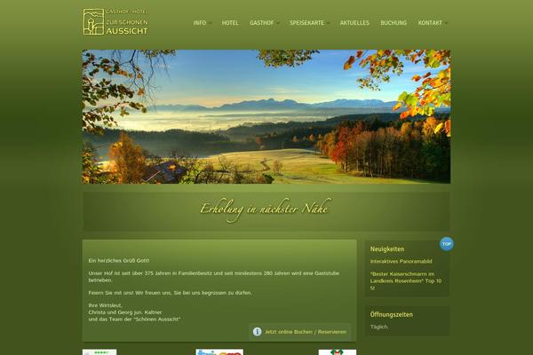 Radiance theme site design template sample