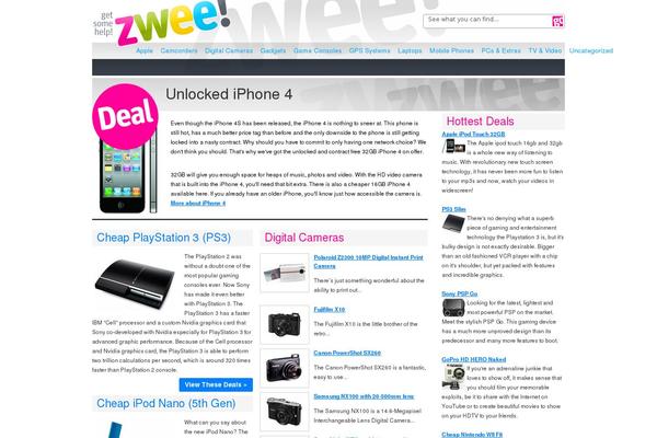 zwee.com site used Gelp