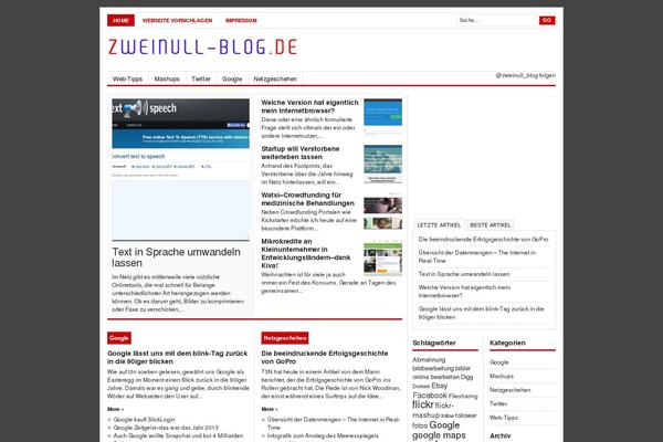 zweinull-blog.de site used Newswire_v1.2