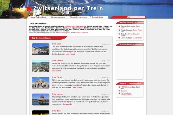 zwitserlandpertrein.nl site used Treinreiziger