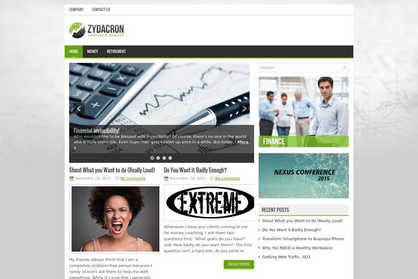 zydacron.com site used MyFinance