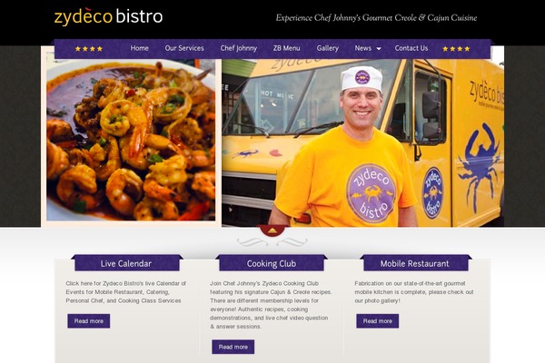 The Restaurant theme site design template sample