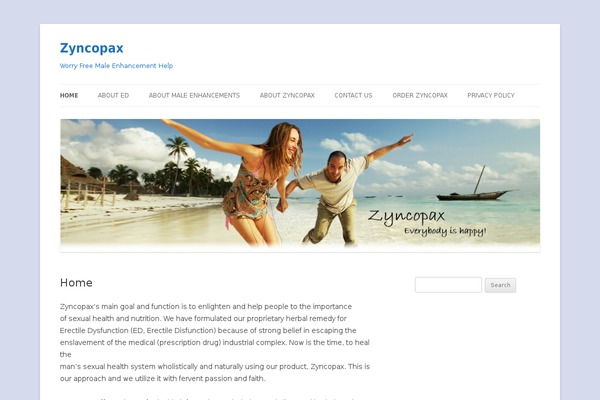WordPress website example screenshot