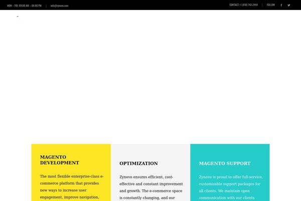 WordPress website example screenshot