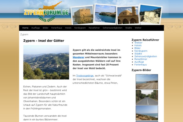 WordPress website example screenshot