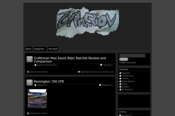 Suffusion theme site design template sample