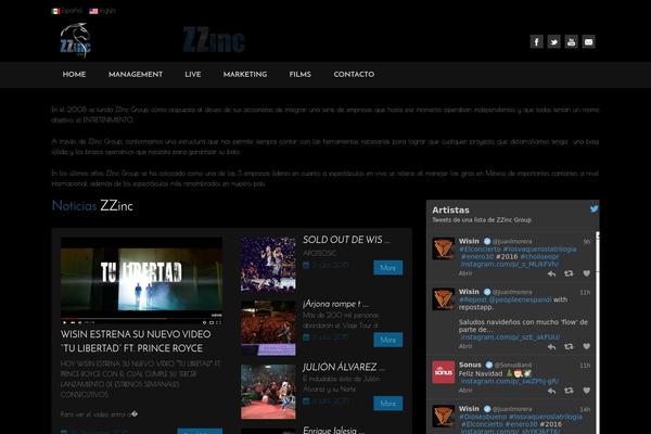 Night-rock theme site design template sample