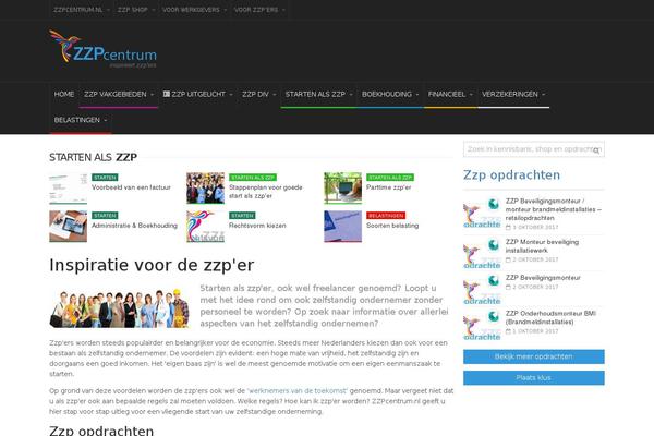zzp-centrum.nl site used Dialy-theme